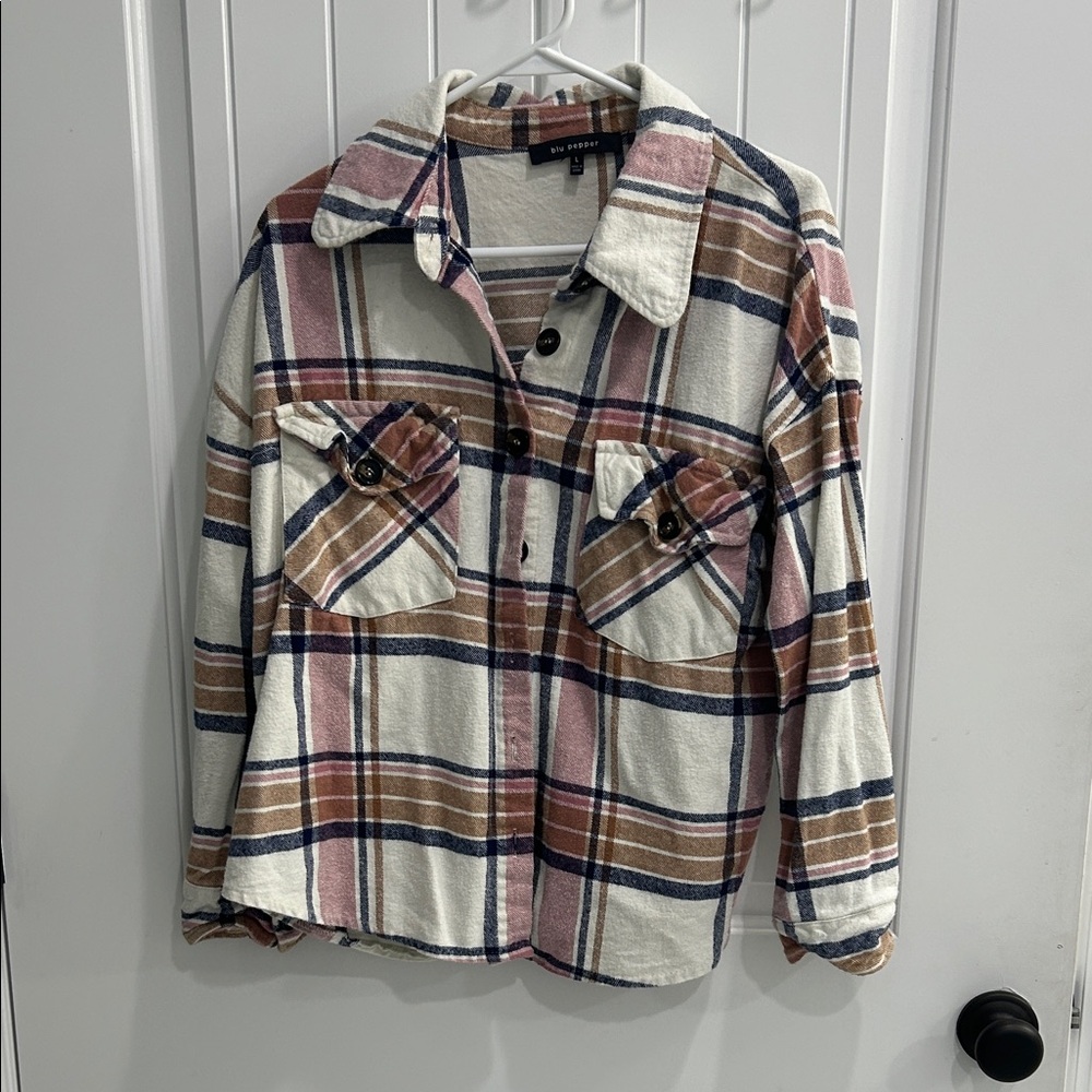 Blu Pepper Multicolor Plaid Shirt